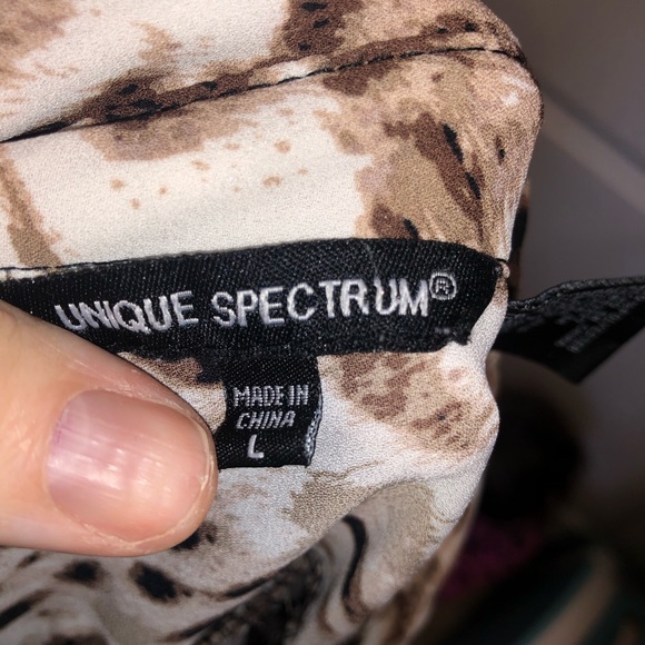 Unique spectrum ladies summer blouse size large - Picture 6 of 6